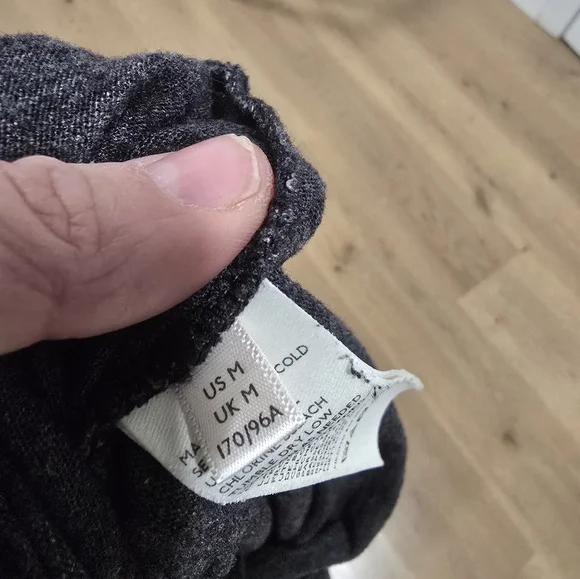 Free People Natasha Ruched Long Sleeve T Shirt Tee Top Black Size M - Picture 5 of 6